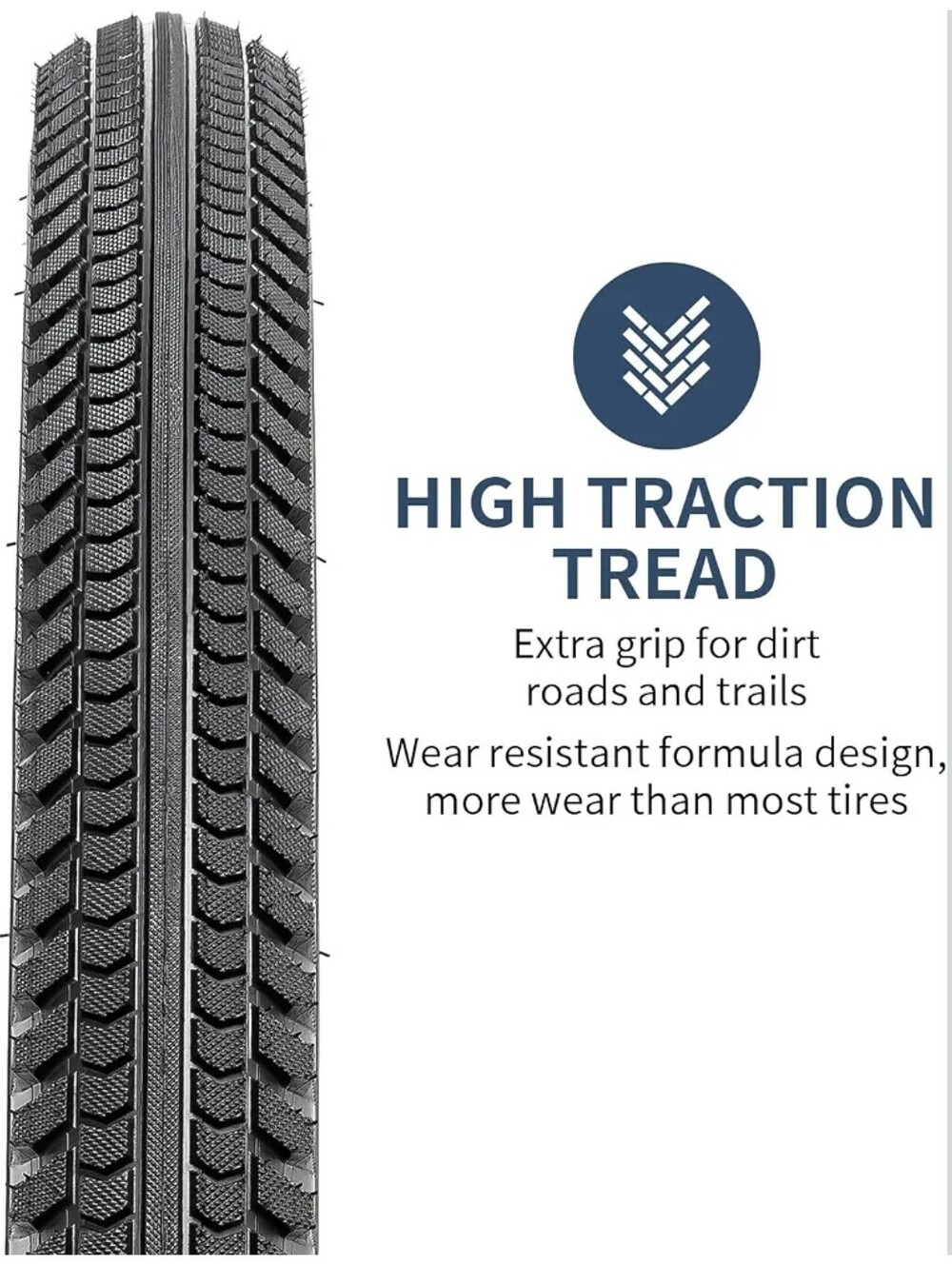 27.5 x 2.40 Folding Bike Tires with Tubes and Rim Strips, 2-Pack - Picture 2 of 8